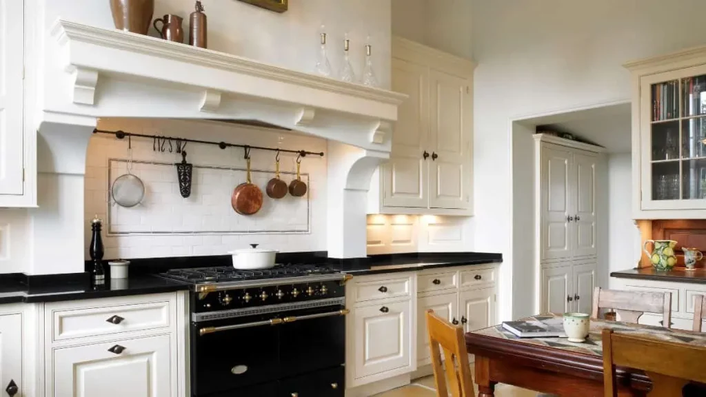 Exposed Beams Rustic Kitchen