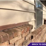 Brick to Siding Transition