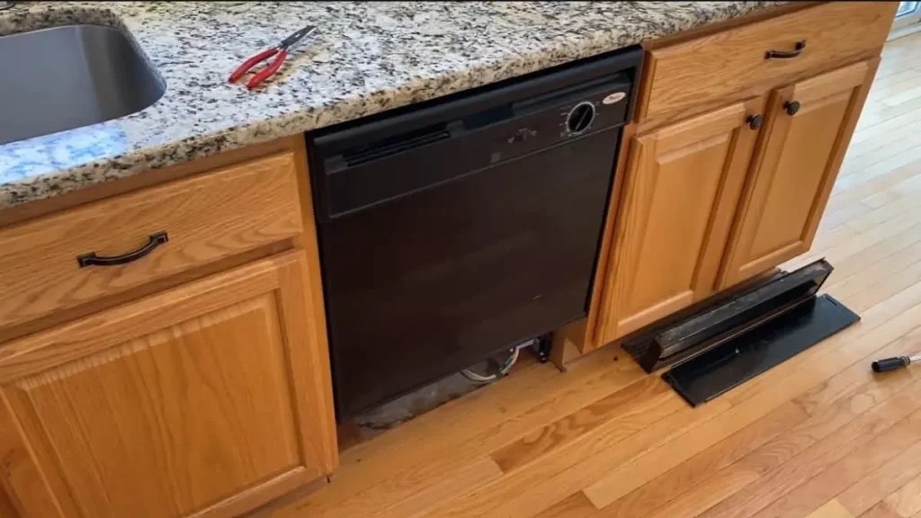 Dishwasher Drain Through Floor