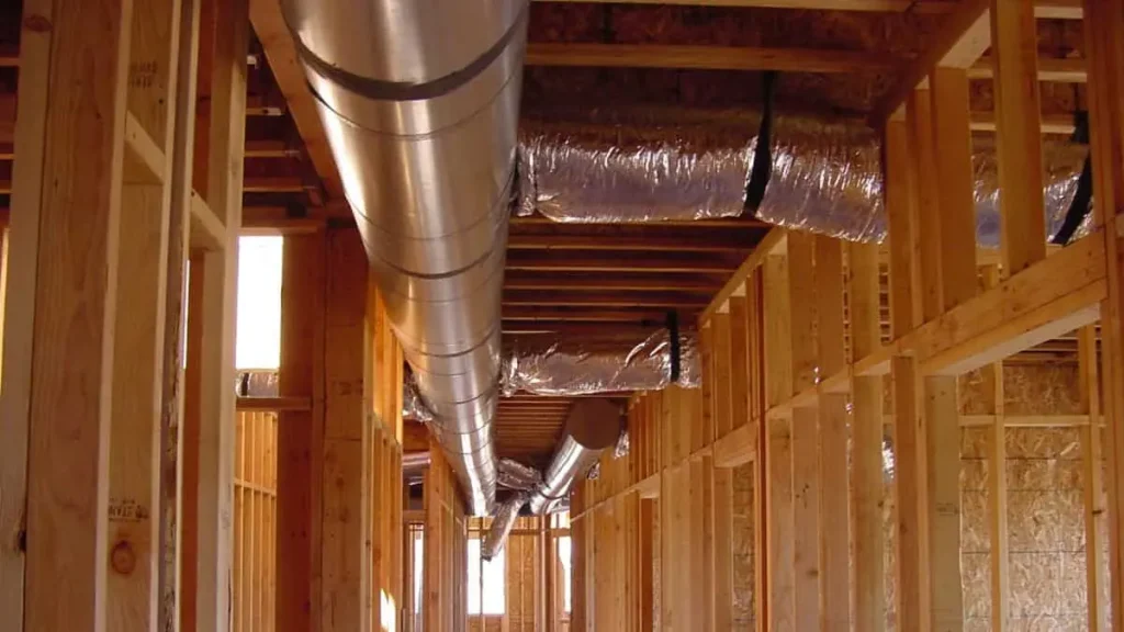 Ductwork Between Floor Joists