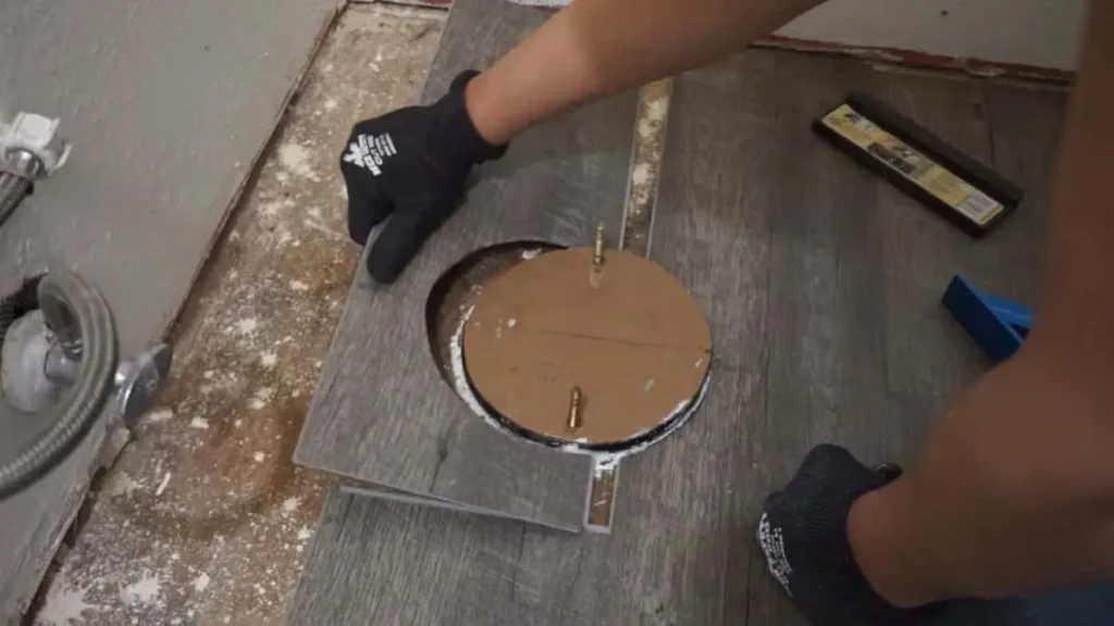 How to Install Vinyl Flooring Around a Floor Drain