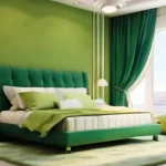 Green Bedroom Design with Eco Materials