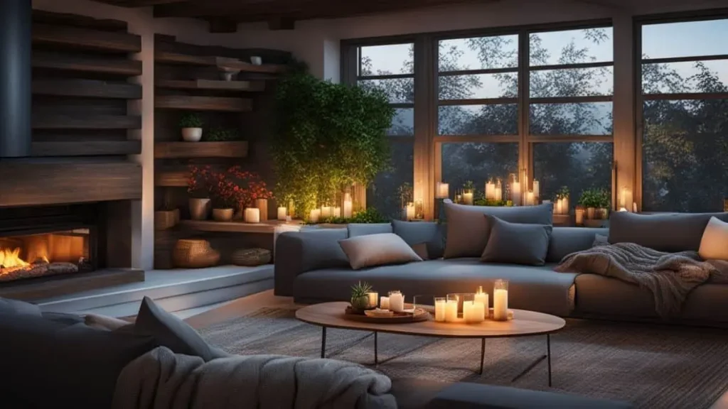 Cozy Ambiance with Lighting