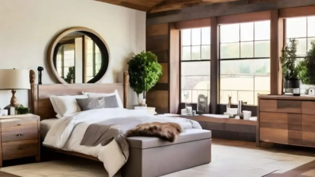 Rustic bedroom makeover