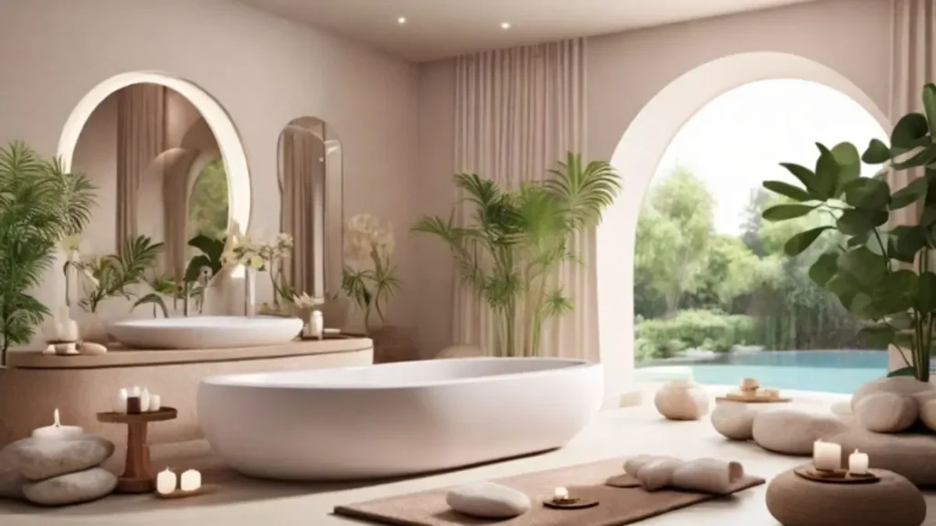 Spa inspired bathroom