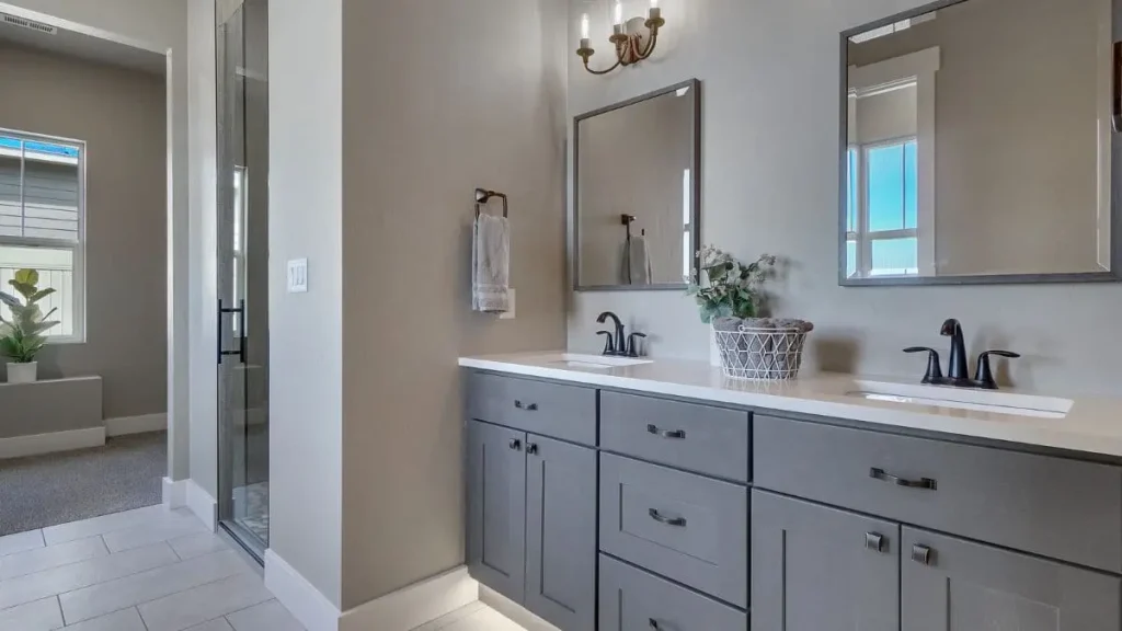 Two Single Vanity Design Ideas In Bathroom