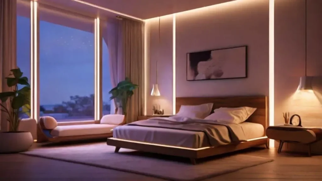 bedroom ambient lighting