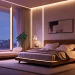 bedroom ambient lighting