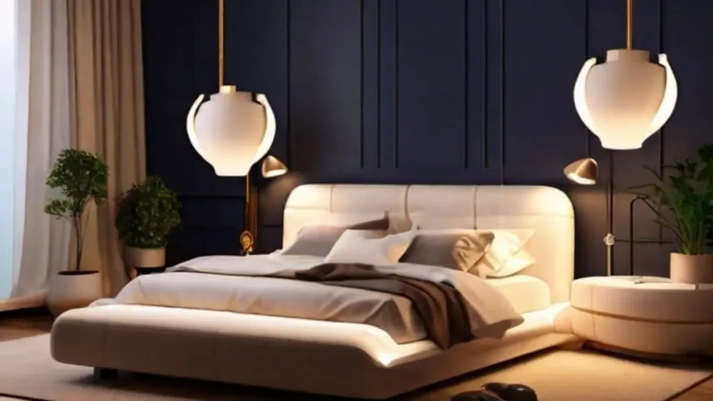 cozy bedroom lighting