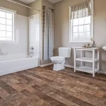 install vinyl flooring in bathroom