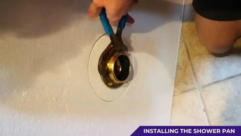 Installing The Shower Pan