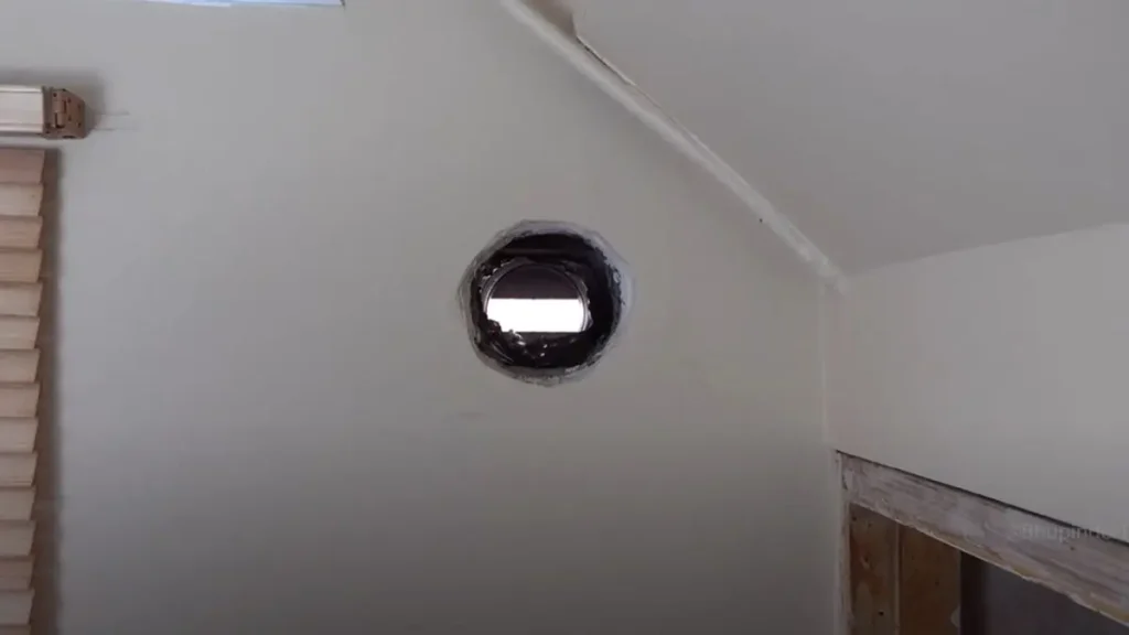 how to close kitchen exhaust fan hole