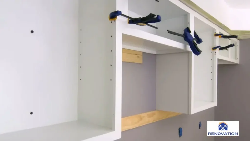 installing upper cabinets