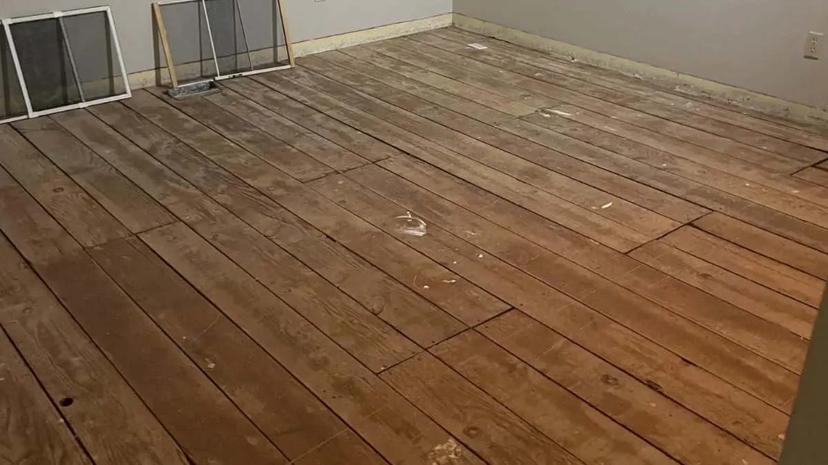 14 Plywood to Subfloor