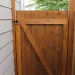 Attach Gate to House Siding