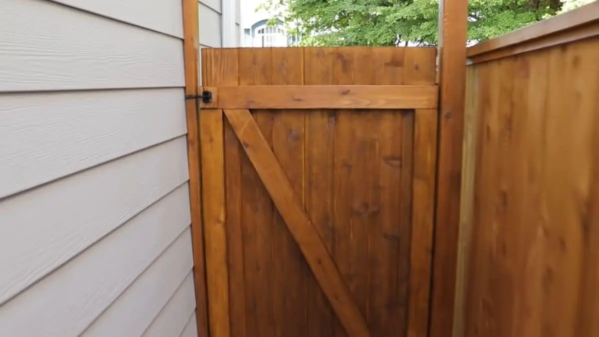 Attach Gate to House Siding