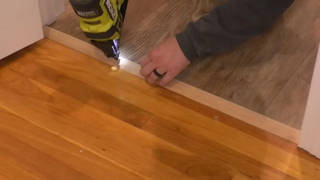 Hardwood Floor Transition Process
