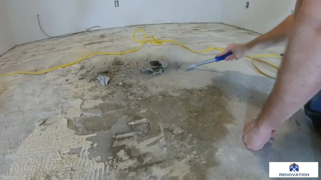 Removing Floor Leveler
