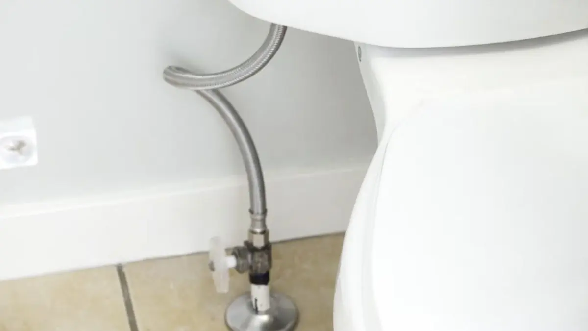 Toilet Water Supply Line Through Floor