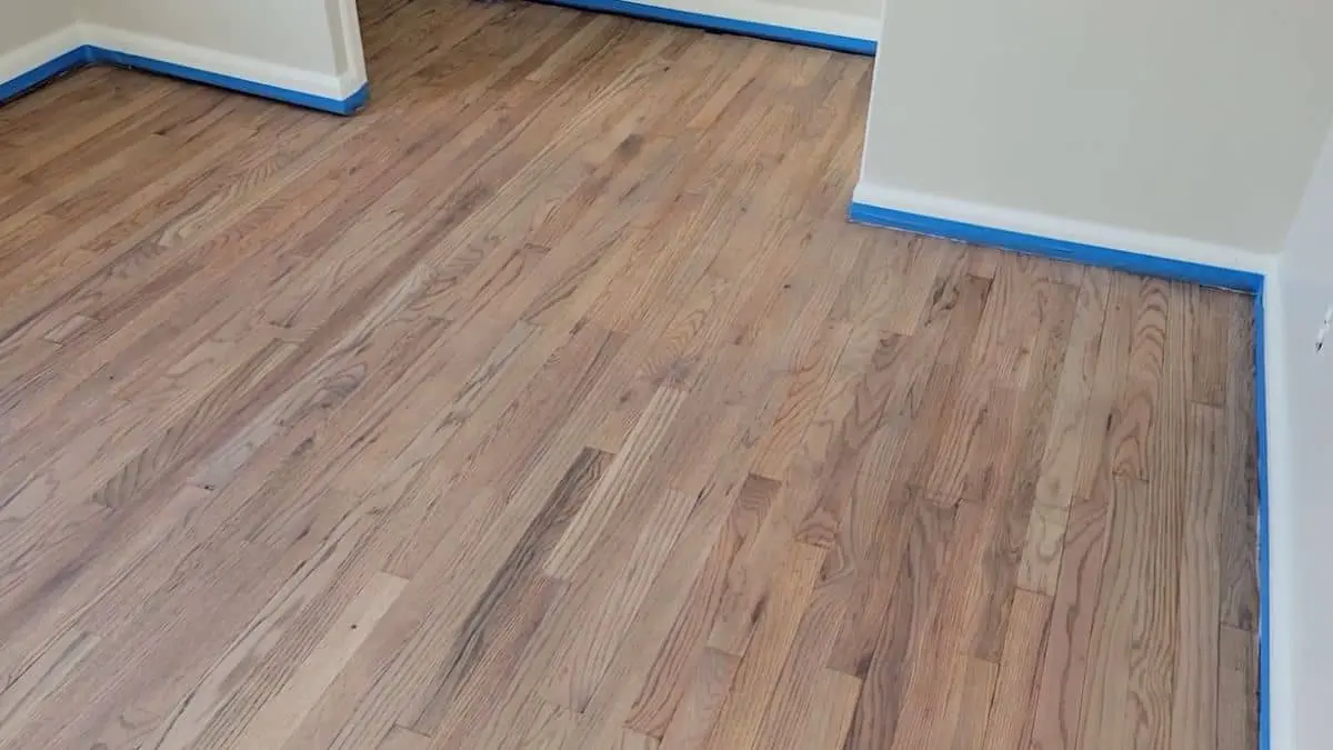Weathered Oak Stain on Red Oak Floors