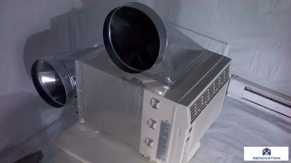 convert window ac to duct