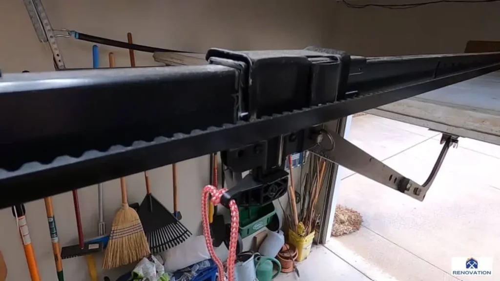 Fixing a Garage Door Trolley in the Wrong Place
