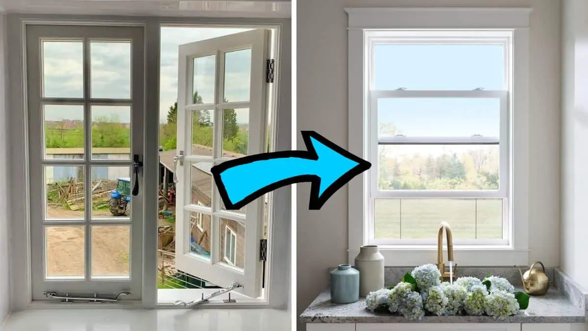 Replace Casement Window With Single Hung