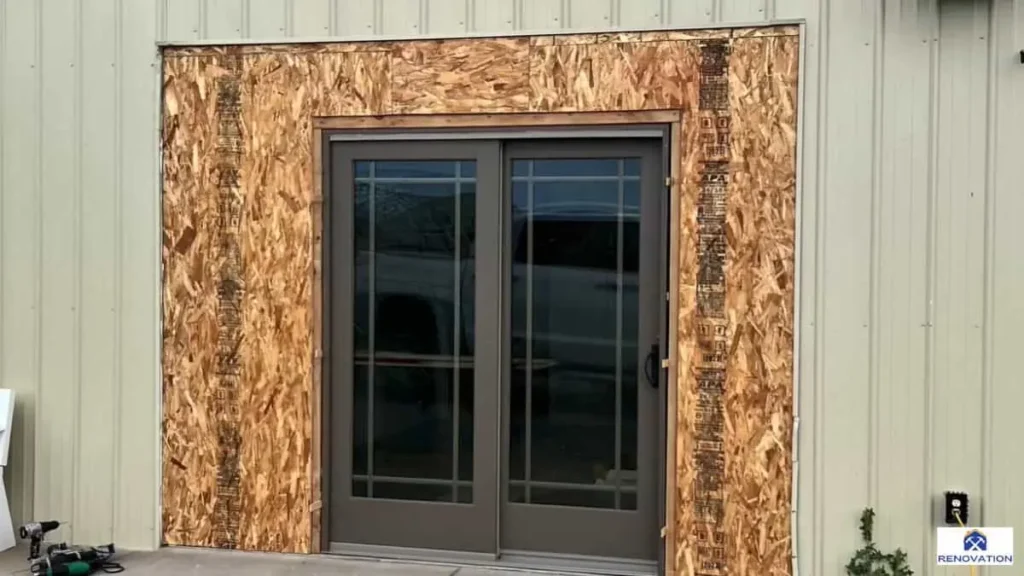 Garage Door with Sliding Glass