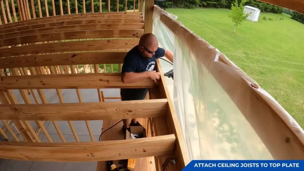 Attaching Ceiling Joists to Top Plate
