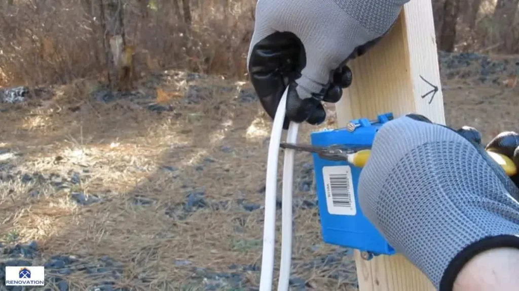 Cut the Romex Outer Sheathing