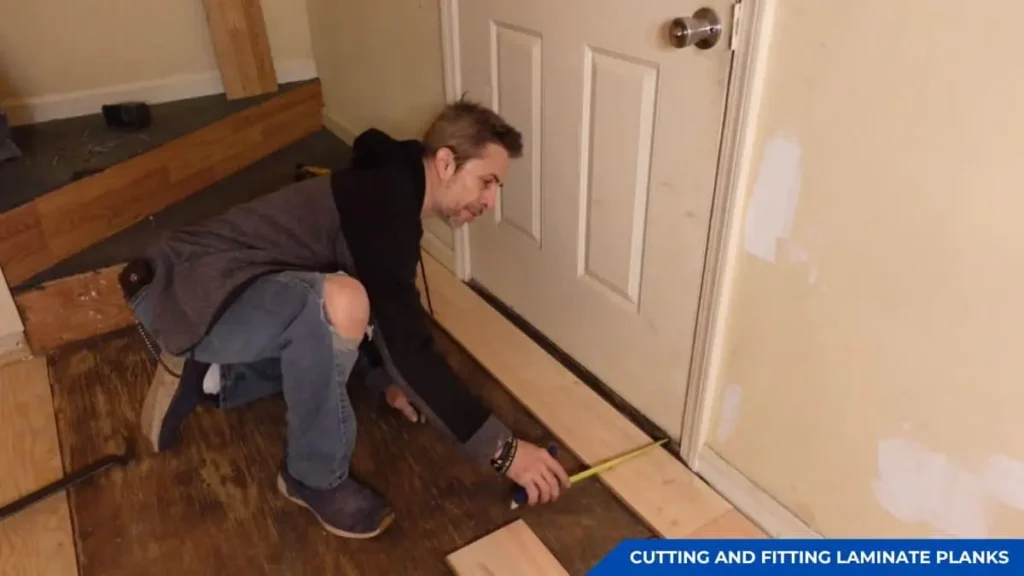 Cutting and Fitting Laminate Planks