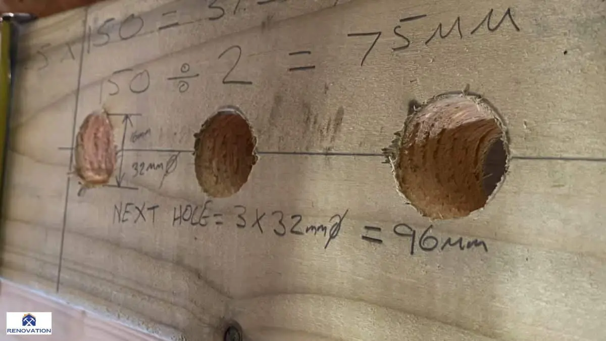 Drilling Holes in Floor Joists for Electrical Wiring