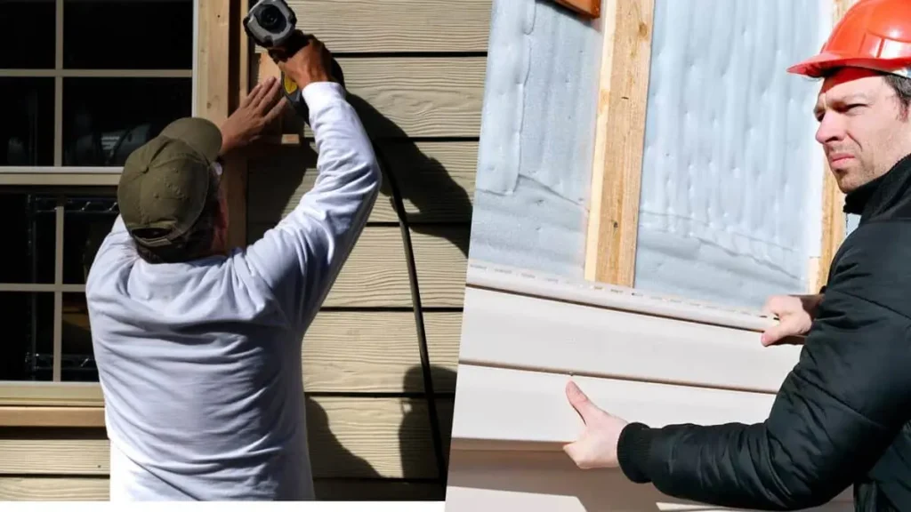 Guidelines for installing siding on vinyl walls