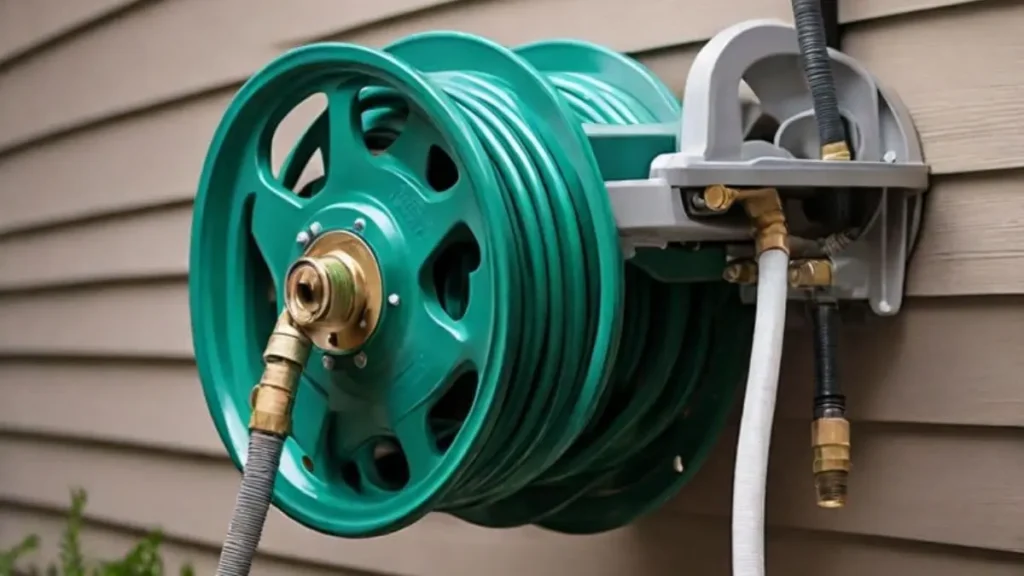 Hose Reel for Vinyl Siding