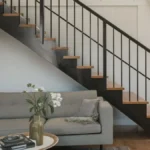 How to close off stairs in living room