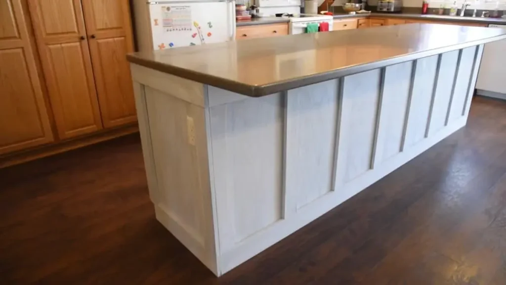 Kitchen Island Baseboard Trim