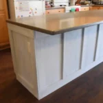 Kitchen Island Baseboard Trim