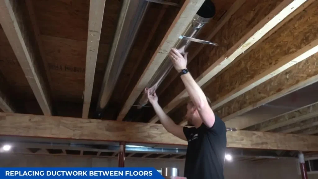 Replacing Ductwork Between Floors