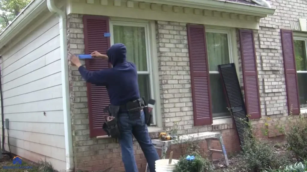 Installing Shutters on Brick