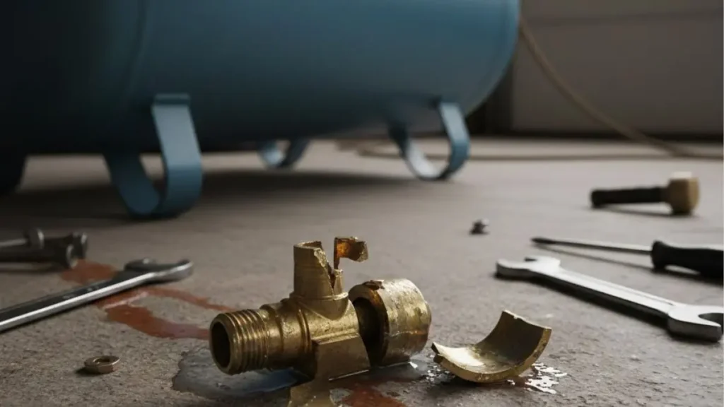 Reasons for air compressor drain valve breakage
