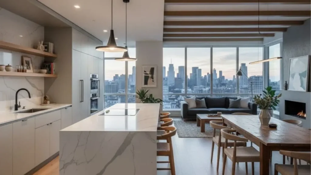 Kitchen design ideas after removing finished walls