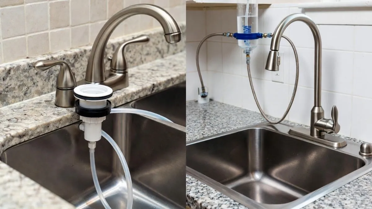 Dishwasher Air Gap No Hole in Sink