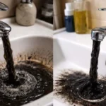 Black Gunk Coming Out of Bathroom Faucet