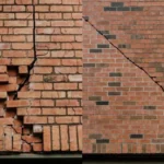 Brick Cracking above Garage Door