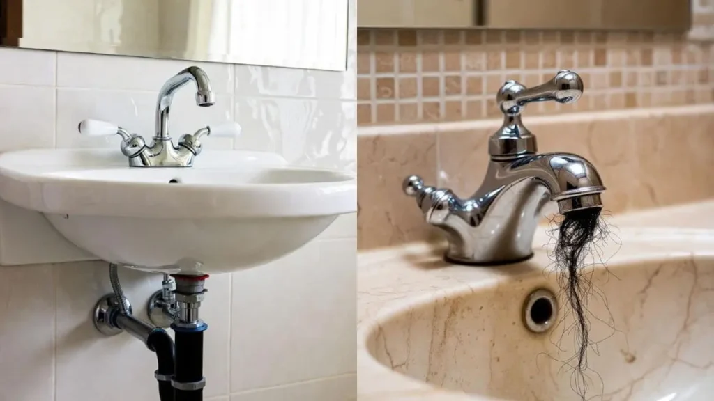 Causes of Black Waste from Bathroom Faucet Cleaning Techniques
