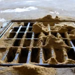 Garage Drain Clogged With Sand