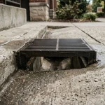 Gutter Drain under Concrete