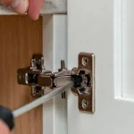 how to fix crooked cabinet doors