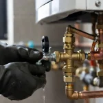 how to purge air from boiler with zone valves
