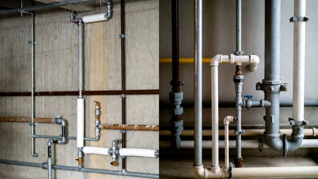 Why Downstairs Pipes Stay Warm
